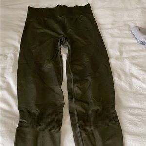 Olive green legging from PINK